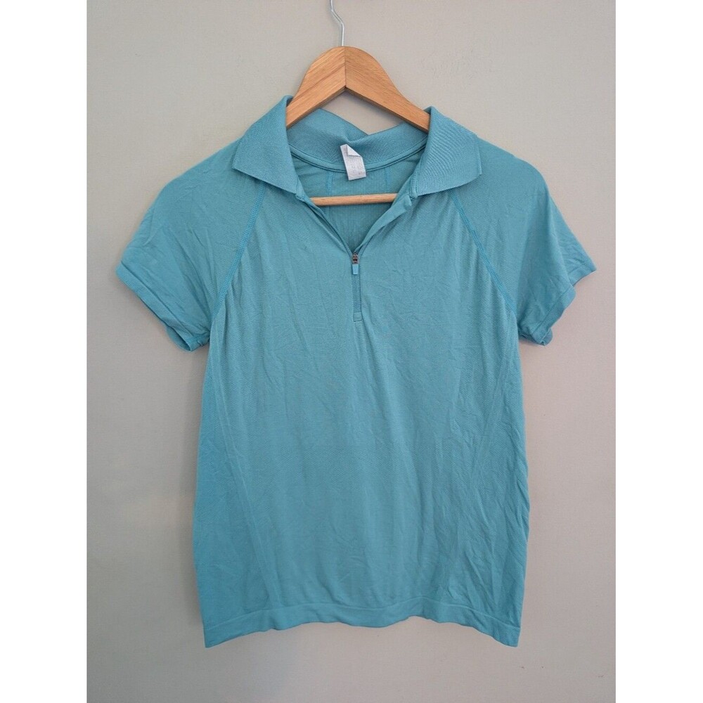 90° By Reflex Blue Athletic Polo Golf Tennis Shirt Size M